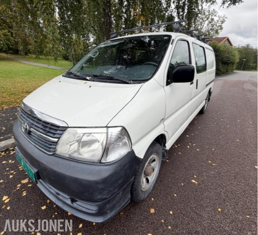 2010 TOYOTA HIACE 2.5 D-4D 4WD HENGERFESTE EU OK TIL 09.2028