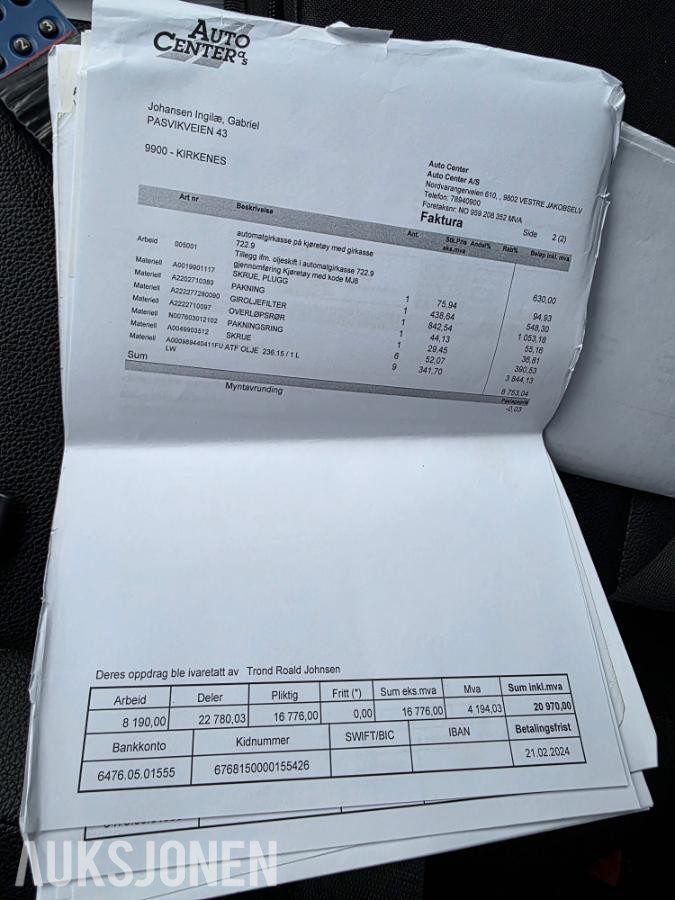 2015 MERCEDES-BENZ VITO V119 A3 4MATIC AUTOMAT, WEBASTO, RYGGEKAMERA