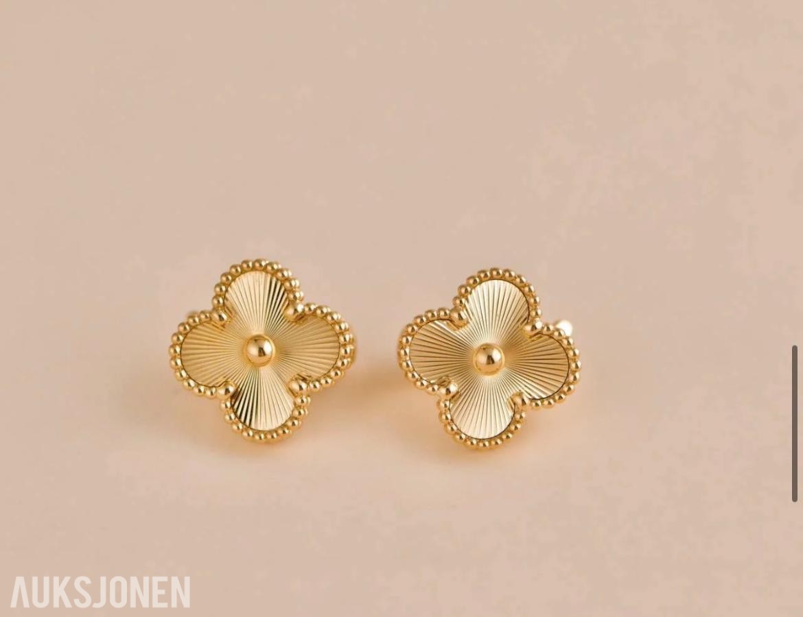 Gult gull 18k Van cleef design