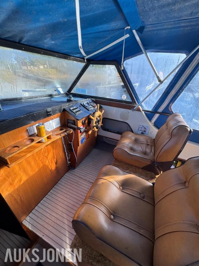 1982 Nidelv 24 båt med volvo penta md17d