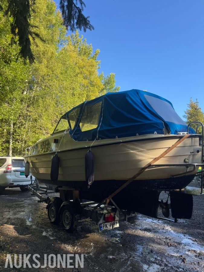 1982 Nidelv 24 båt med volvo penta md17d
