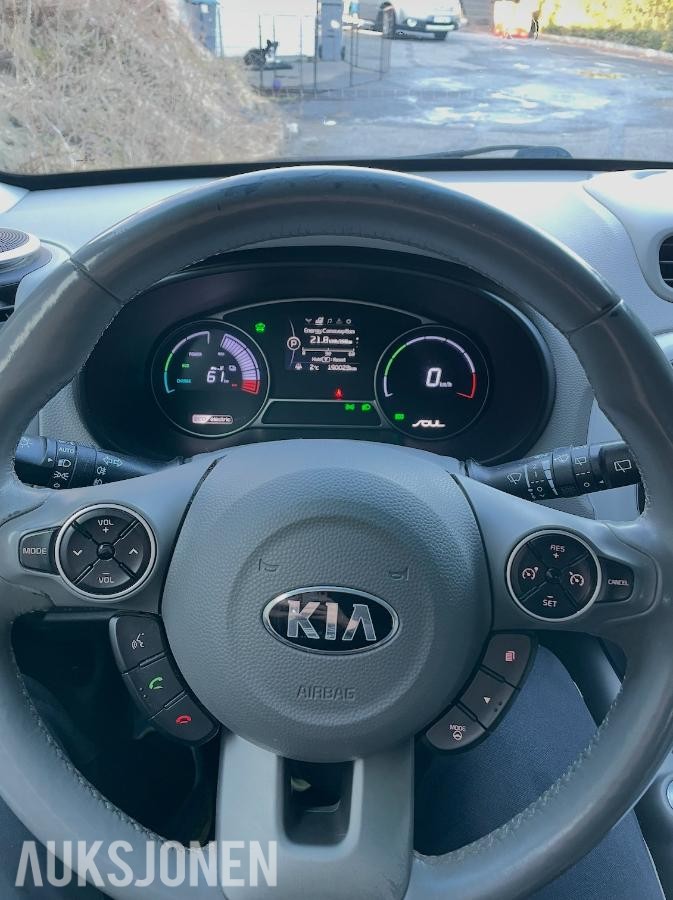 2016 Kia Soul EV Nylig EU-godkjent  Exclusive  skinn  DAB