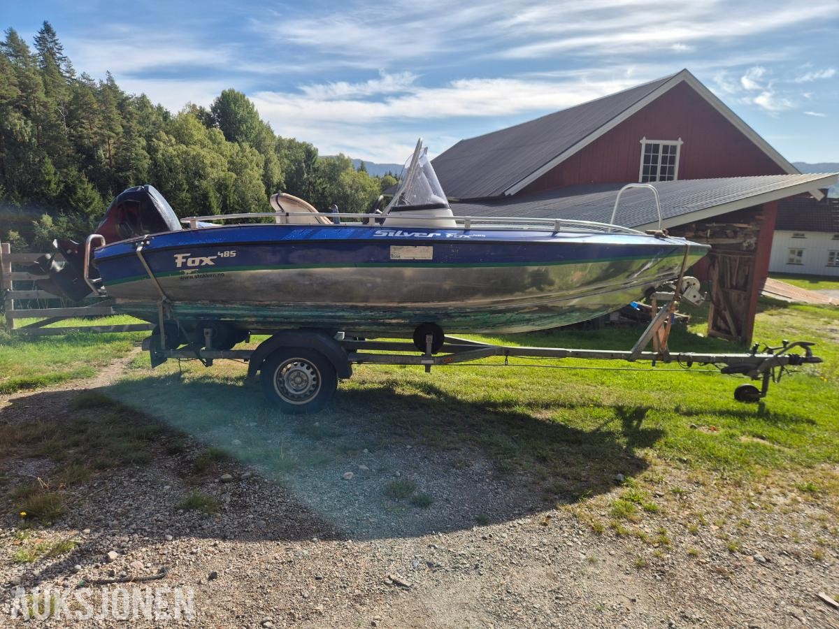 2007 Silver Fox 485 aluminiumsbåt med Svela henger