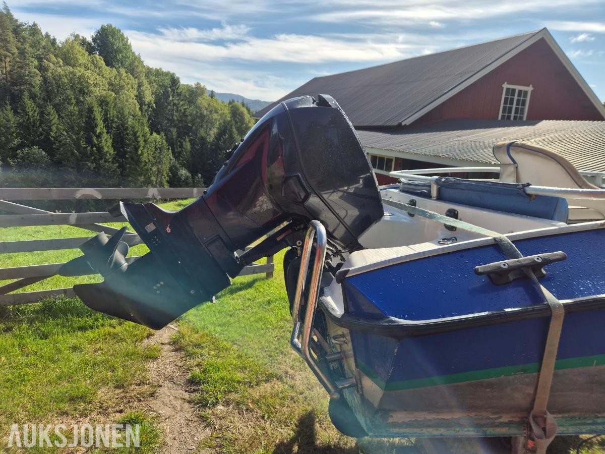 2007 Silver Fox 485 aluminiumsbåt med Svela henger