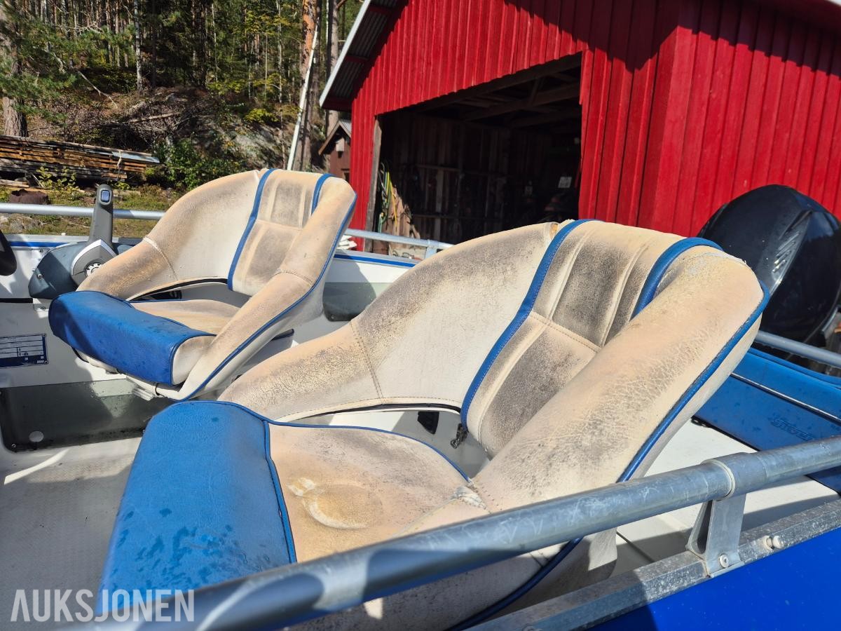 2007 Silver Fox 485 aluminiumsbåt med Svela henger