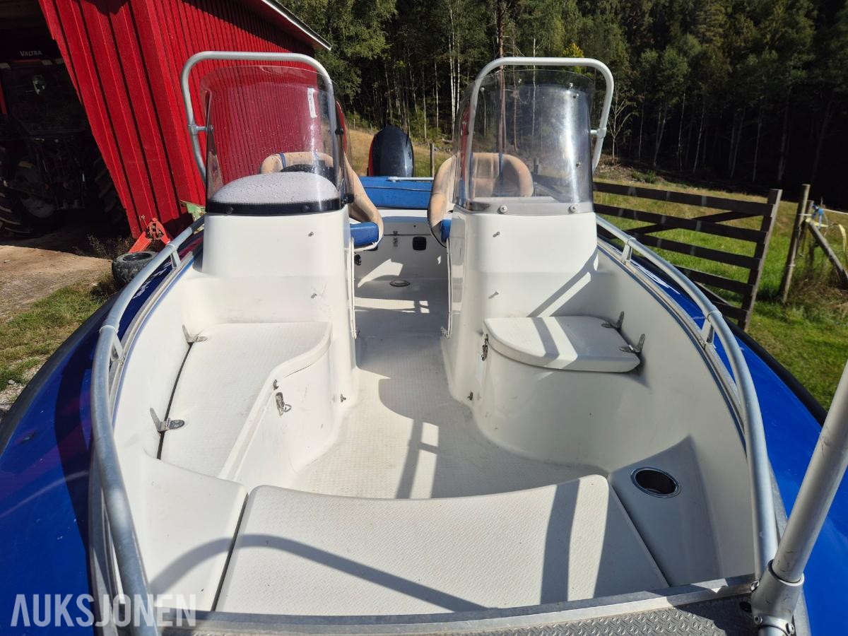 2007 Silver Fox 485 aluminiumsbåt med Svela henger