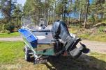 2007 Silver Fox 485 aluminiumsbåt med Svela henger