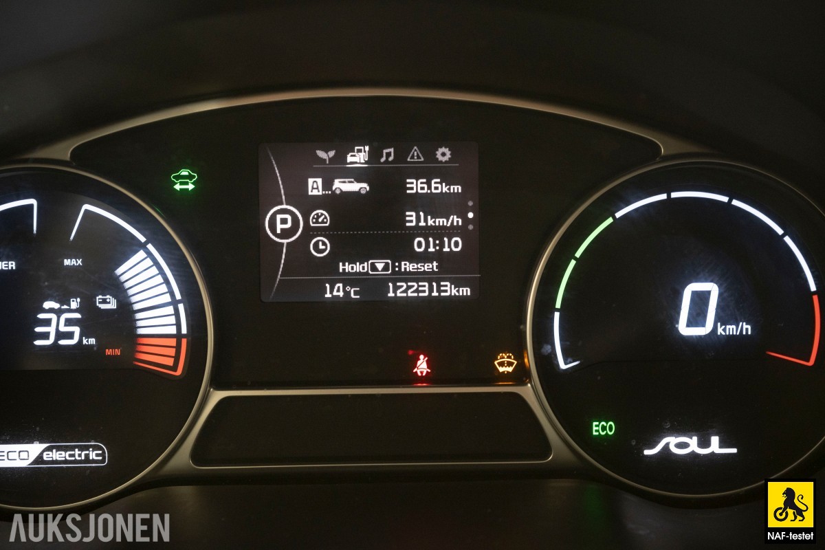 2016 Kia SOUL EV EXCLUSIVE KAMERA VENTILASJON RATTVARME SKINN