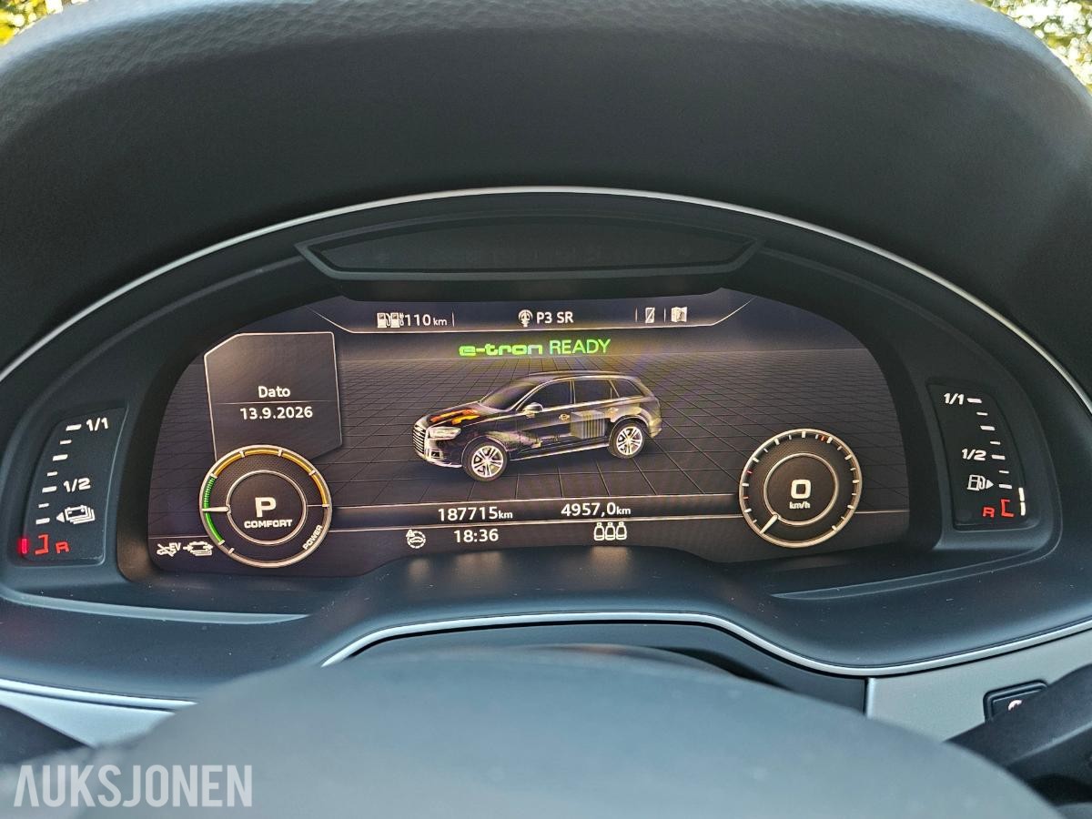 2017 AUDI Q7 3.0 TDI HYBRID 373HK QUATTRO ADAPTIV CRUISEKONTROLL