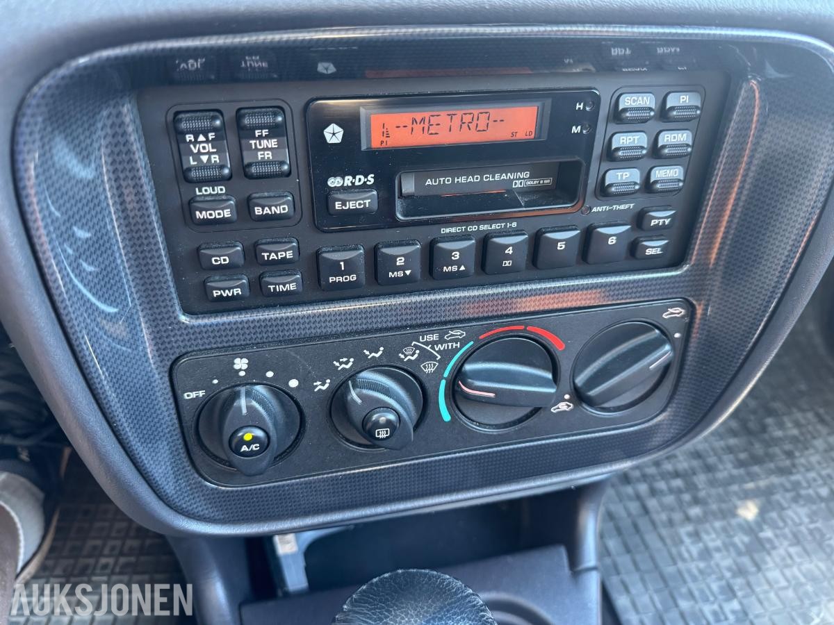 1999 CHRYSLER STRATUS 2.0 BENSIN 133HK KUN 39000KM 1-EIER AUTOMAT