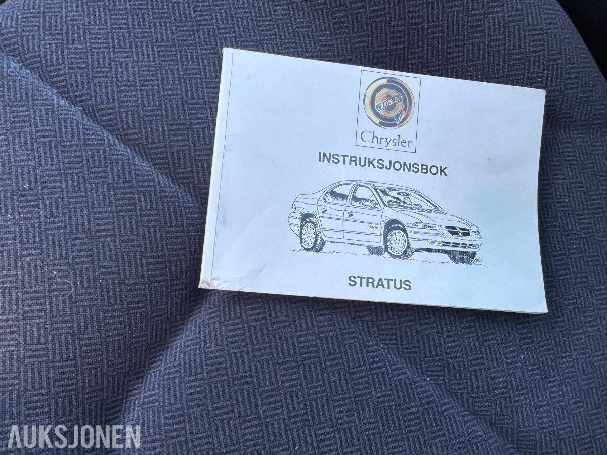 1999 CHRYSLER STRATUS 2.0 BENSIN 133HK KUN 39000KM 1-EIER AUTOMAT