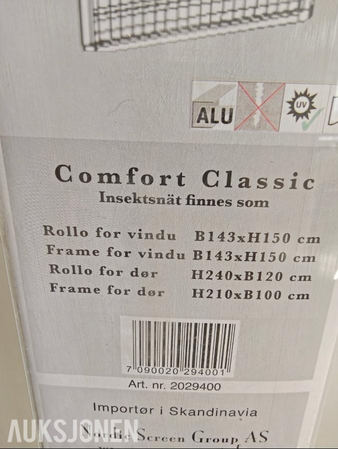 Comfort insektnett Classic - 40 stk