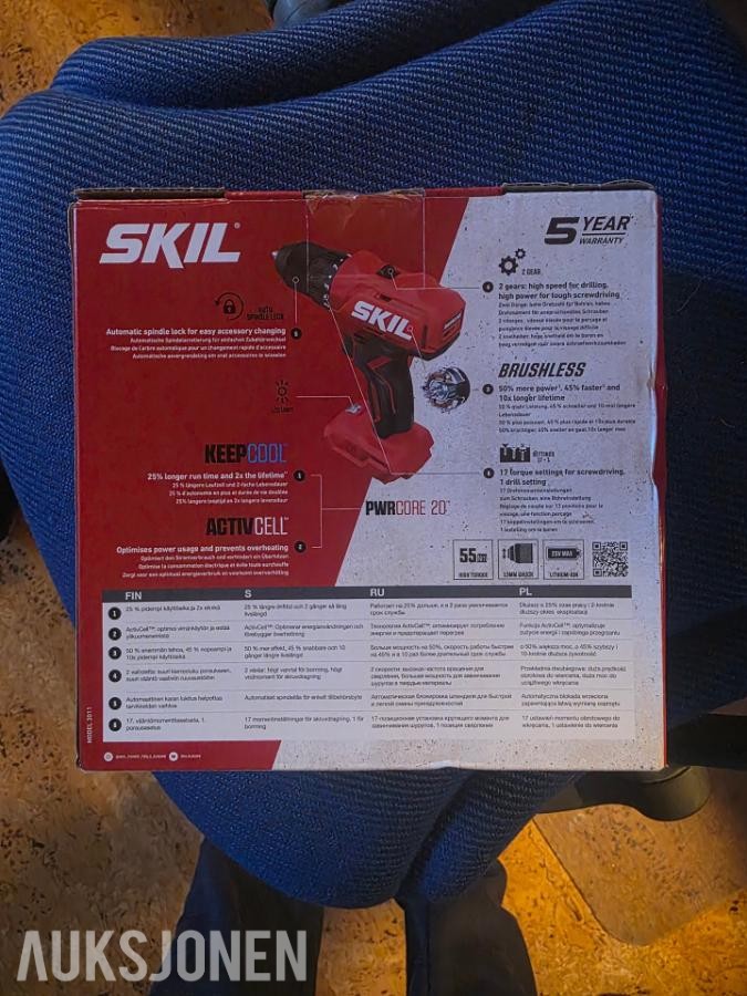 2026 NY - Skil 3011 CA skrumaskin