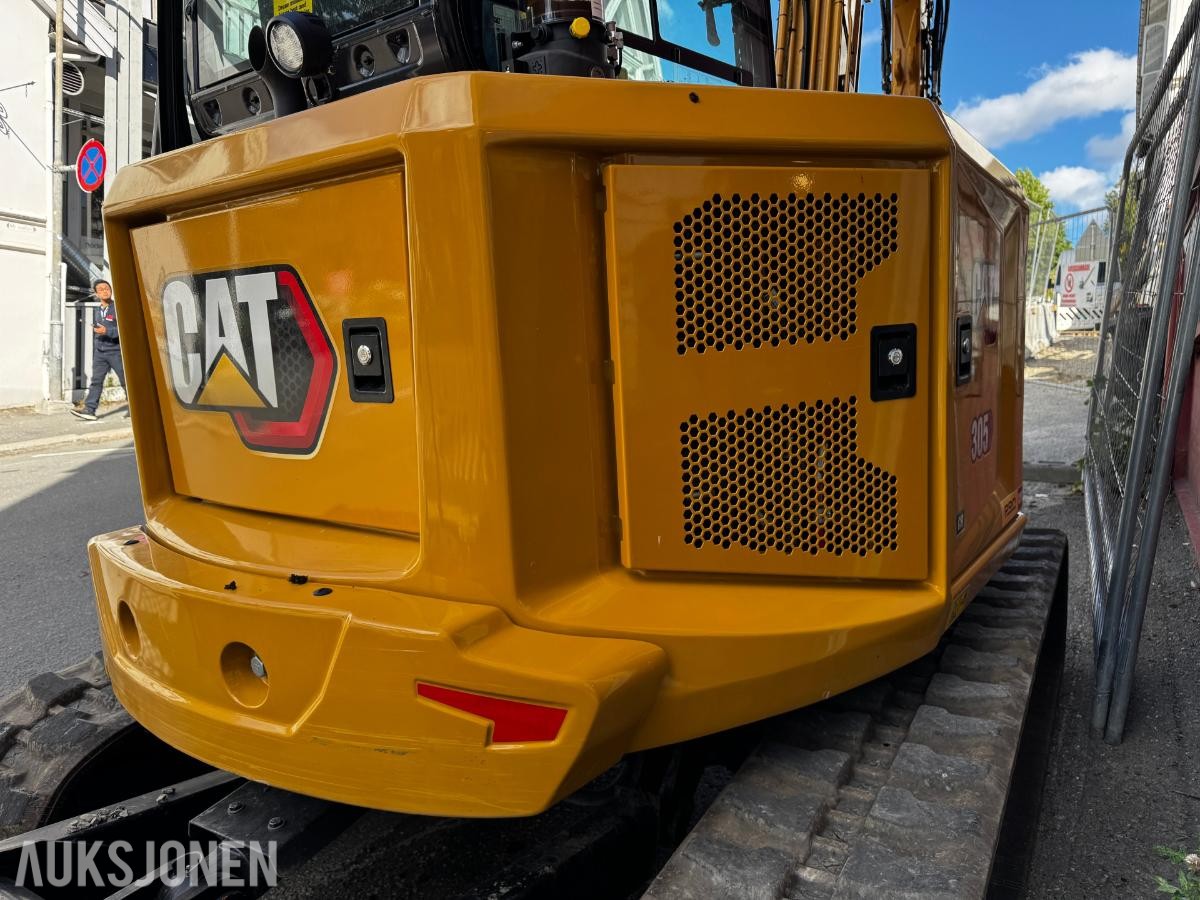 2025 Cat 305 CR Gravemaskin med Rototilt og 2 skuffer