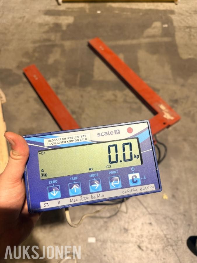 Scale it Pallevekt 2000 kg / Dini Argeo DFWL.LG