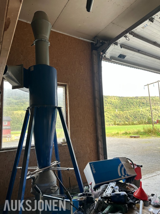 2008 JKF Industri JK-25D L avsugsanlegg | 4 kW vifte | Syklon