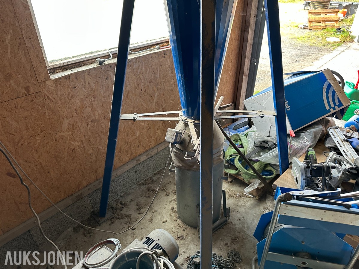 2008 JKF Industri JK-25D L avsugsanlegg | 4 kW vifte | Syklon