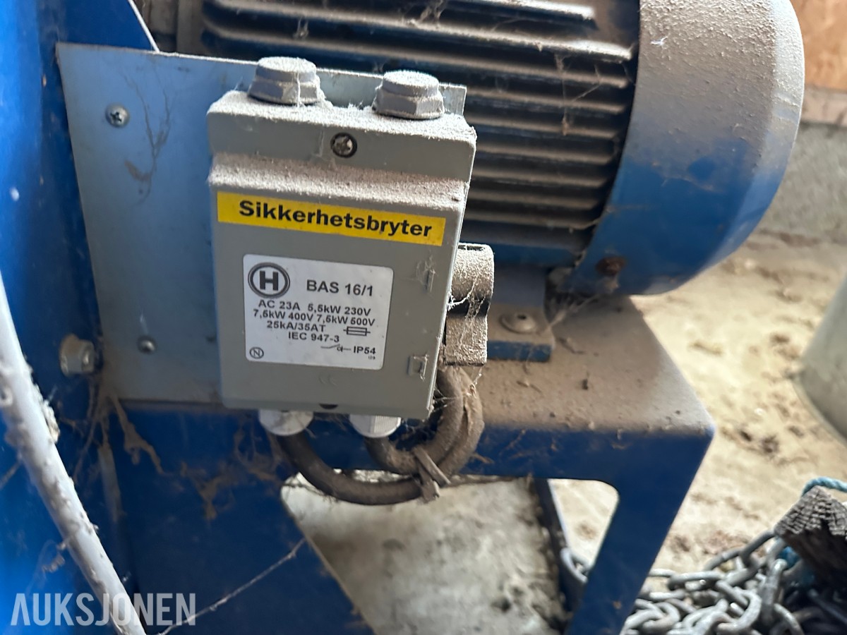 2008 JKF Industri JK-25D L avsugsanlegg | 4 kW vifte | Syklon