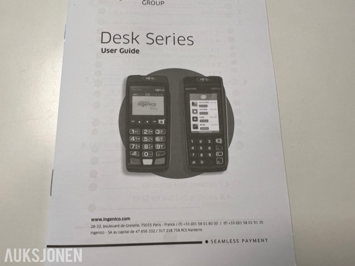 2023 Ingenico betalingsterminal Desk 3500