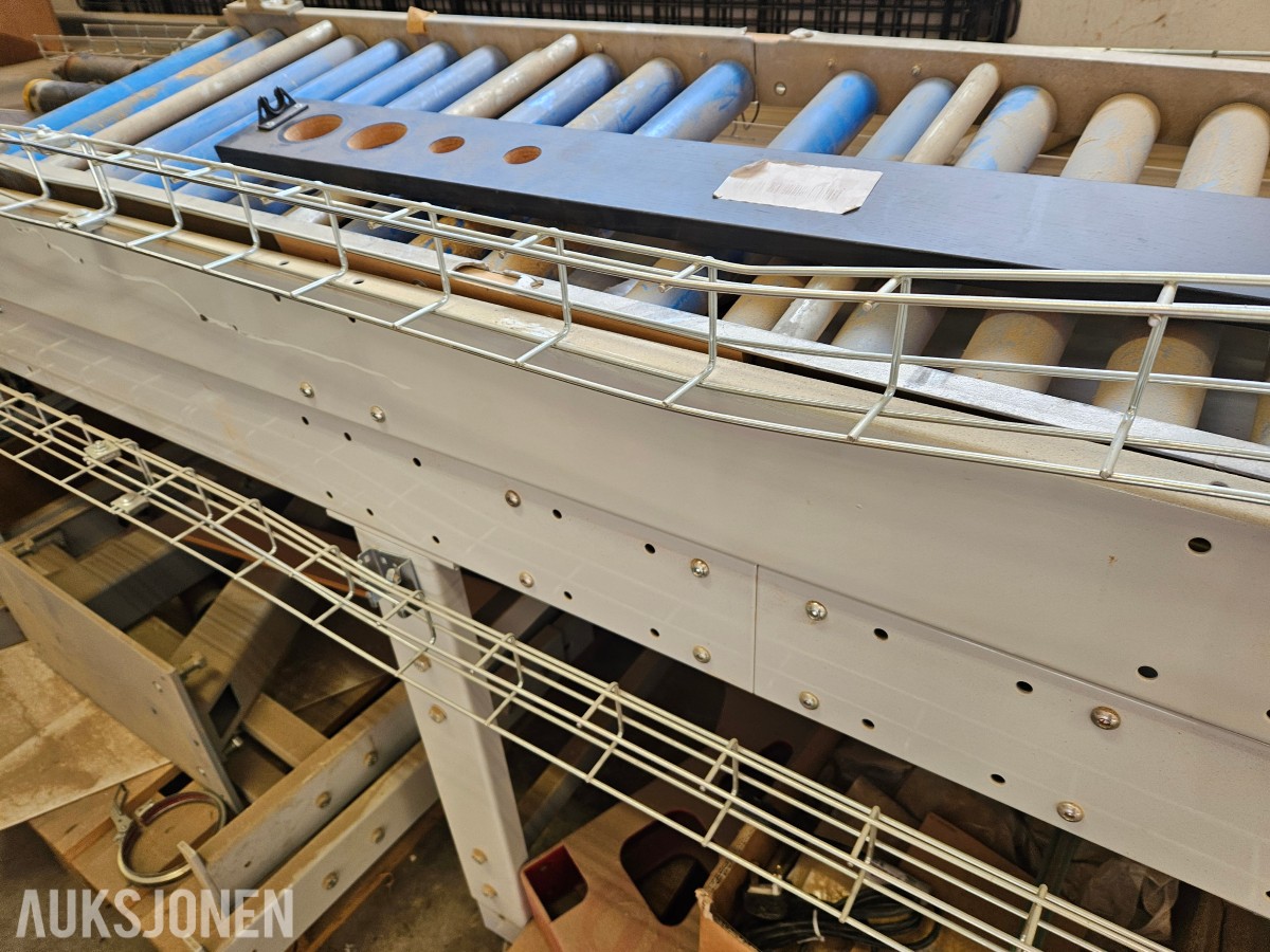 Q-System transportbånd og rullebane - Q-Transport Materiel - Ca 490 cm - Med kabelbrett og styreboks