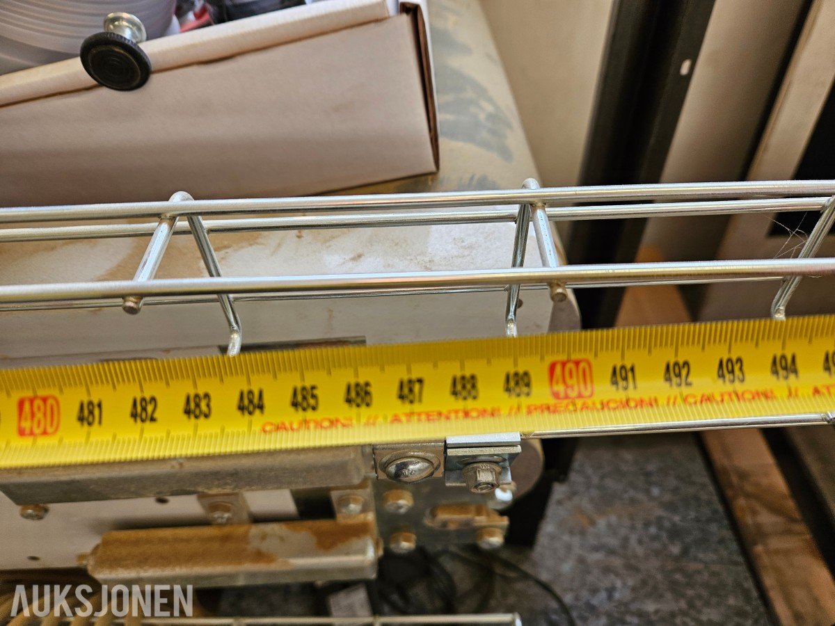 Q-System transportbånd og rullebane - Q-Transport Materiel - Ca 490 cm - Med kabelbrett og styreboks