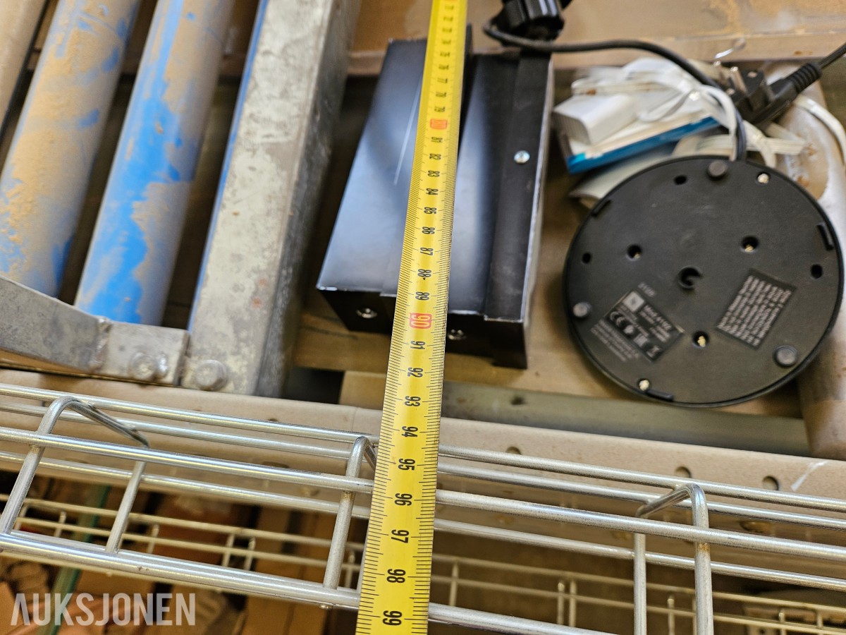 Q-System transportbånd og rullebane - Q-Transport Materiel - Ca 490 cm - Med kabelbrett og styreboks