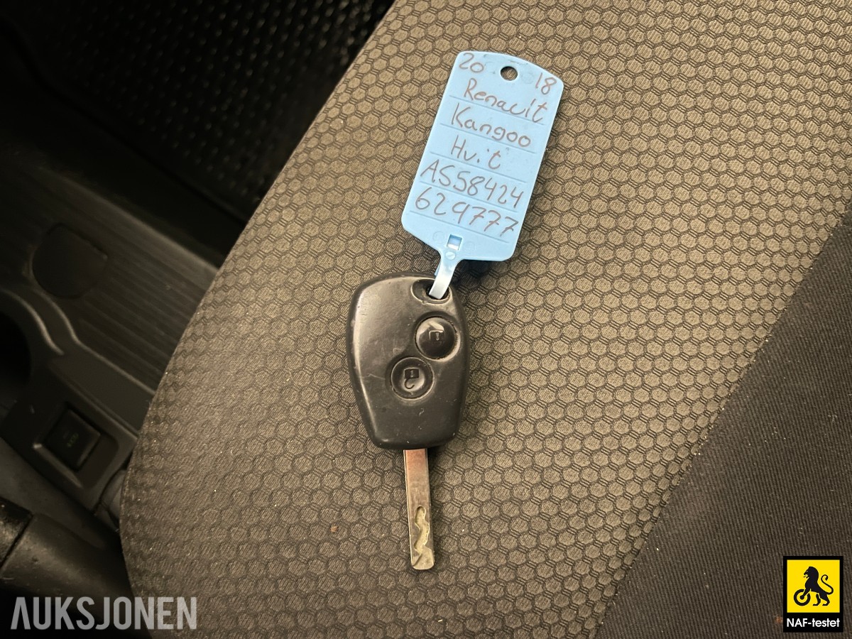 2018 Renault KANGOO 1.5 D 90 HK HENGERFESTE AC 3-SETER