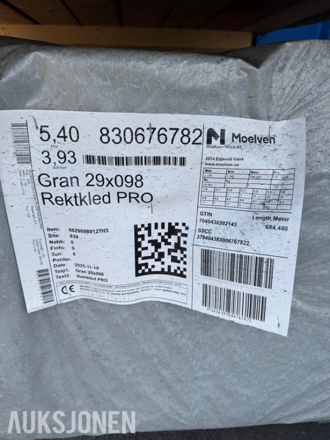 Gran 29x098 Rektkled Pro