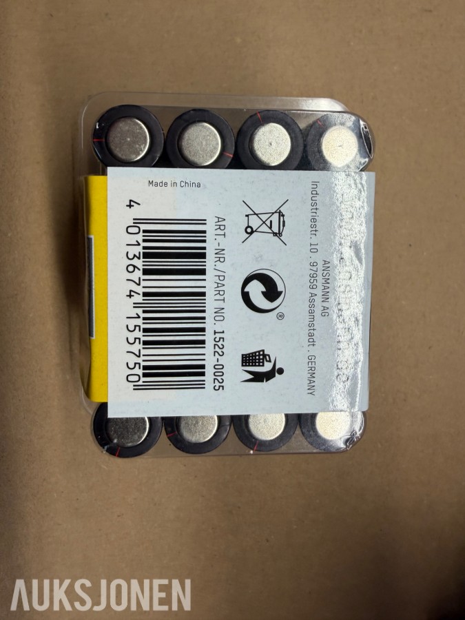 LYNAUKSJON!Ansmann X-Power AA-batterier – 24 pakker / 480 batterier