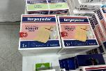 Stort parti med plaster, bandasjer og sårpleieprodukter fra Norgesplaster, 3M Nexcare, Mölnlycke m.fl.