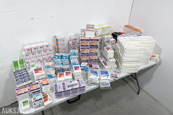 Stort parti med plaster, bandasjer og sårpleieprodukter fra Norgesplaster, 3M Nexcare, Mölnlycke m.fl.