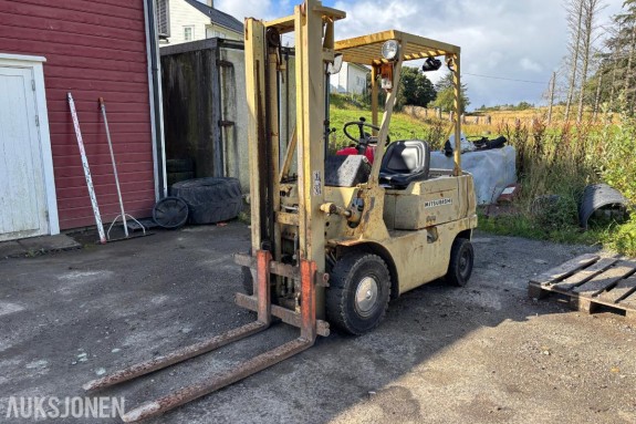 1987 Mitsubishi FG-16 gaffeltruck