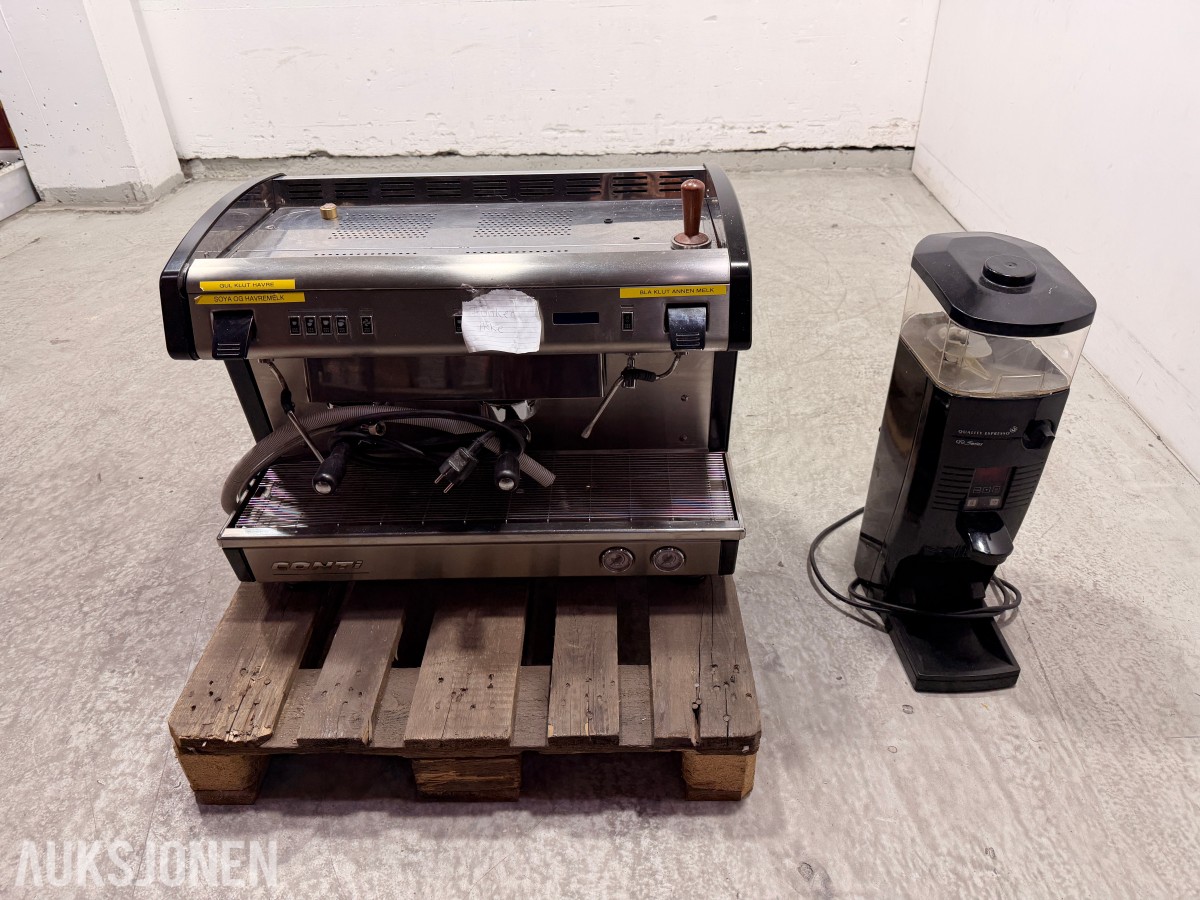 Conti X-One 2G espressomaskin & Quality Espresso Q9 kaffekvern