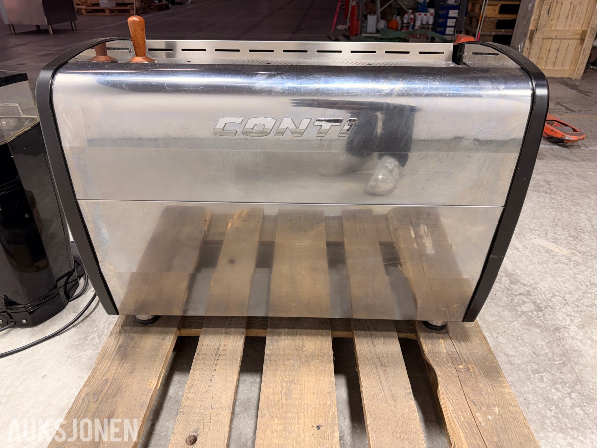 Conti X-One 2G espressomaskin & Quality Espresso Q9 kaffekvern