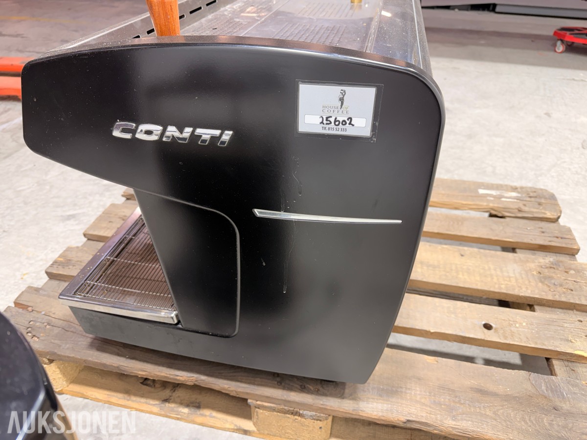 Conti X-One 2G espressomaskin & Quality Espresso Q9 kaffekvern