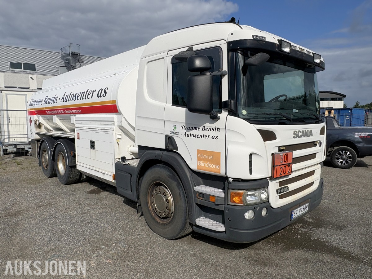 2010 Scania P400 tankbil - EU godkjent til 04.03.2027