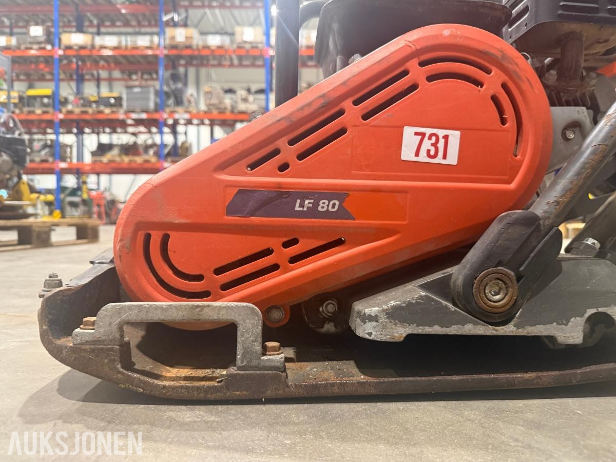 2021 Husqvarna LF 80 vibroplate, Honda GX160 motor