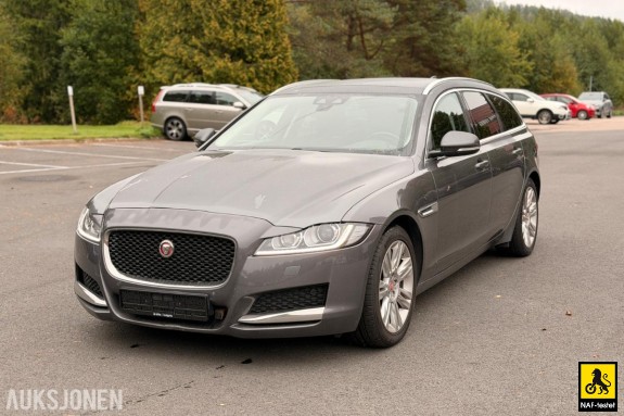 2018 JAGUAR XF SPORTBRAKE 2,0 180HK I4D AWD AUT HENGERFESTE VARMER PANO KAMERA