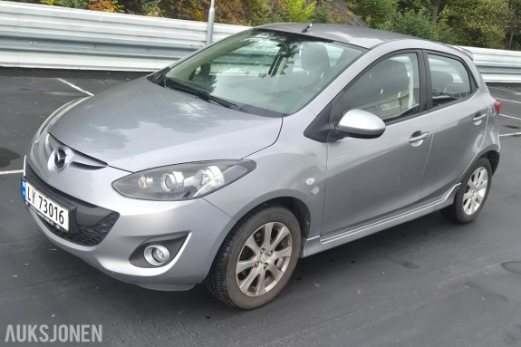 2012 Mazda 2 1.3, Cruisekontroll, S+V dekk, EU OK til 06.2028