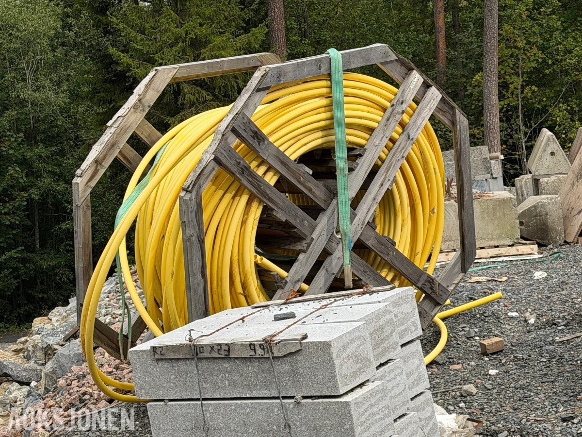 Fiberkabelrør 3x40 - ca 209M