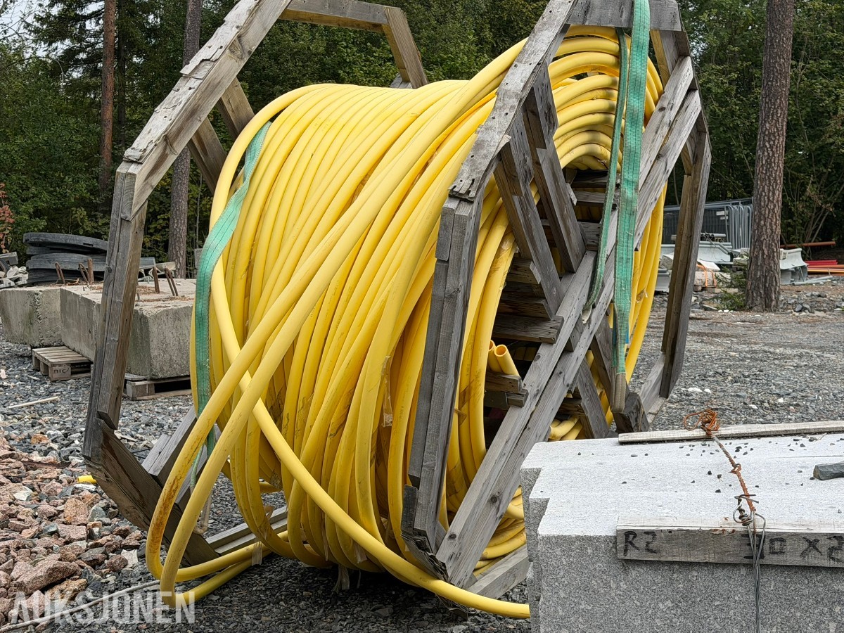 Fiberkabelrør 3x40 - ca 209M