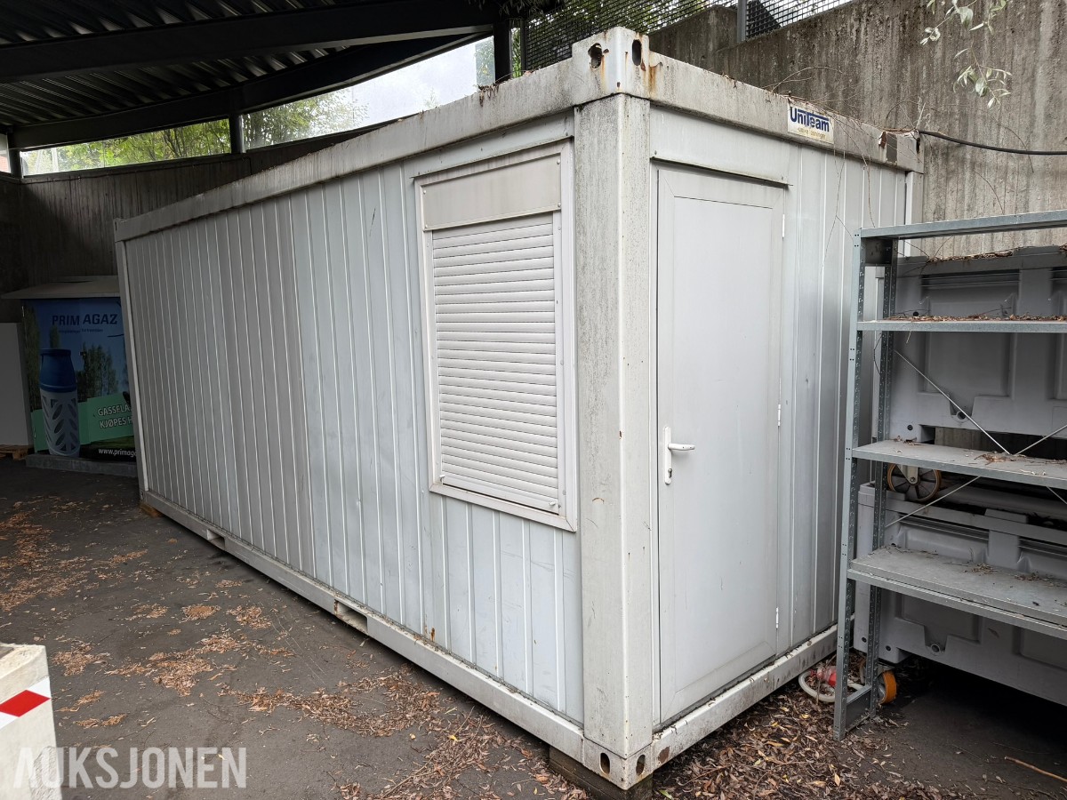 Uniteam Mannskapscontainer/kontor modul 20 fot