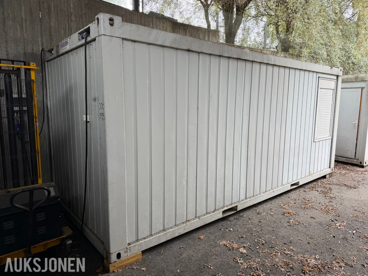 Uniteam Mannskapscontainer/kontor modul 20 fot