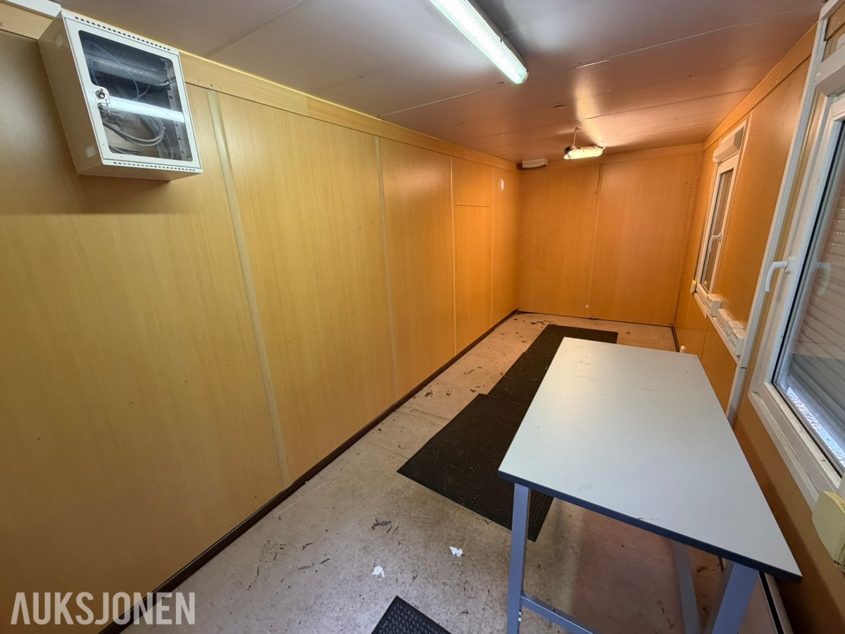 Uniteam Mannskapscontainer/kontor modul 20 fot