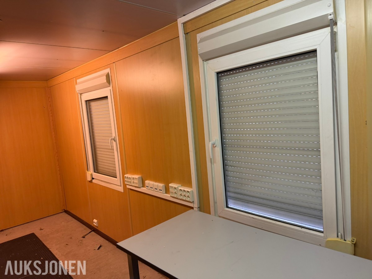 Uniteam Mannskapscontainer/kontor modul 20 fot