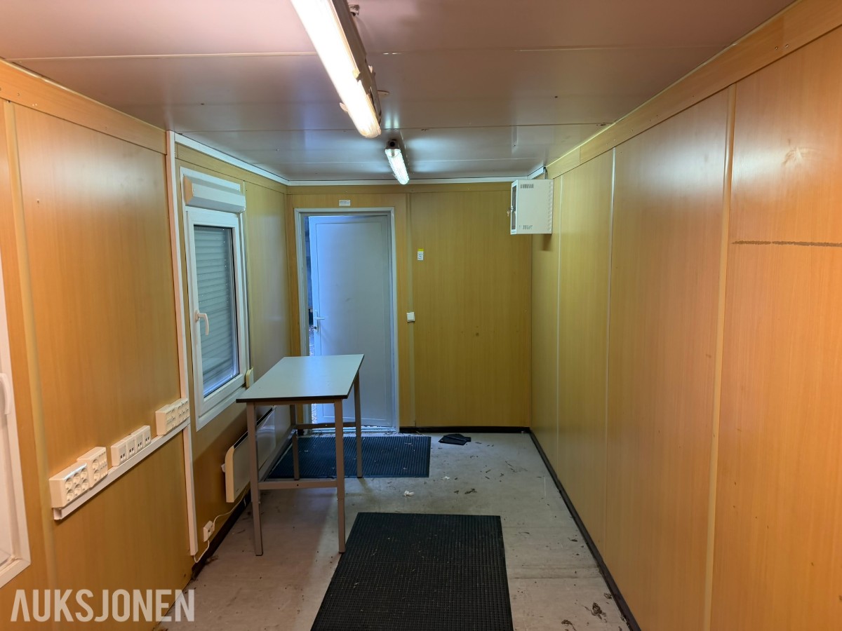 Uniteam Mannskapscontainer/kontor modul 20 fot