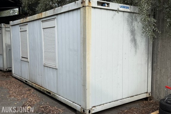 Uniteam Mannskapscontainer/kontor modul 20 fot