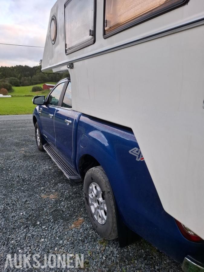 2016 FORD RANGER MED CAMPER, AUTOMAT, CRUISEKONTROLL, NAVIGASJON