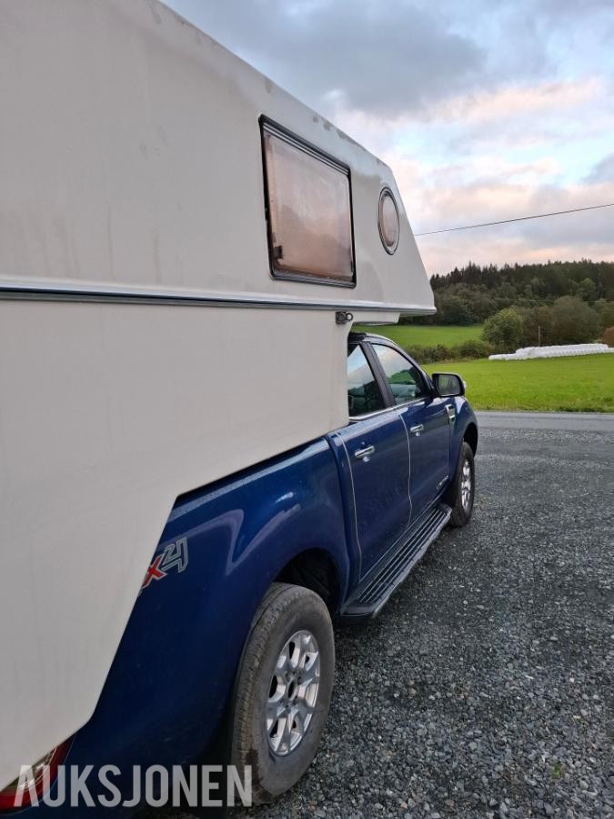2016 FORD RANGER MED CAMPER, AUTOMAT, CRUISEKONTROLL, NAVIGASJON