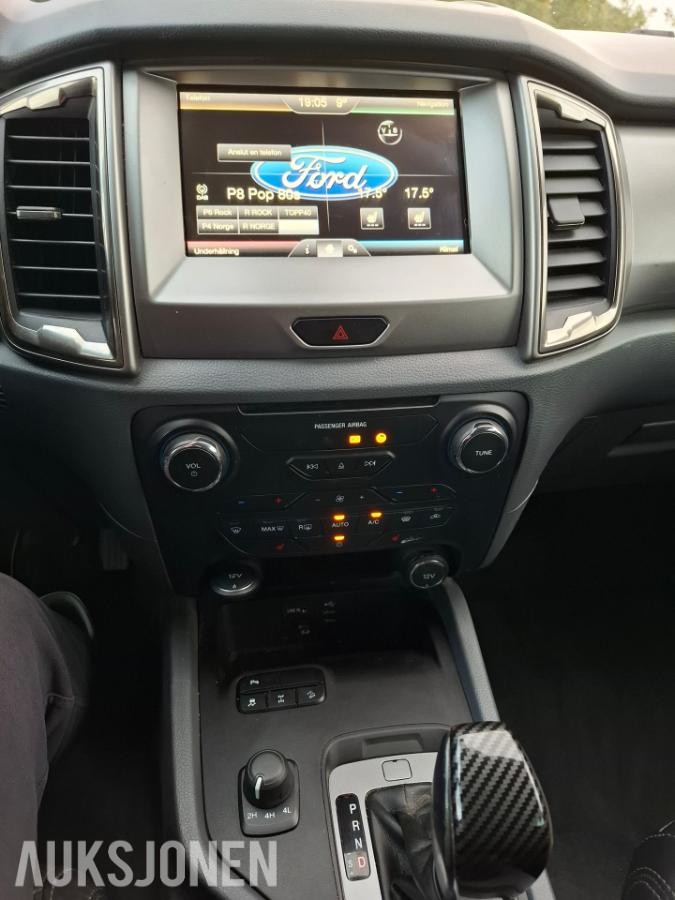2016 FORD RANGER MED CAMPER, AUTOMAT, CRUISEKONTROLL, NAVIGASJON